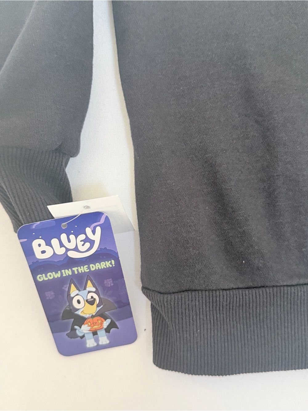 Bluey Halloween Glow In The Dark Sweatshirt Toddler 2T NWT - Picture 6 of 9
